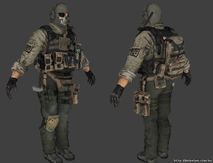 Ghost from Modern Warfare 2 [скин для админа]...