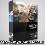 CGAxis Collection — Volume 13 Party Collection (.c4d, .obj, .max V-Ray, Mental Ray, Scanline)